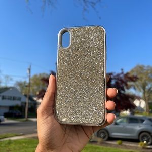 Amazon Silver Rhinestone iPhone XR Case